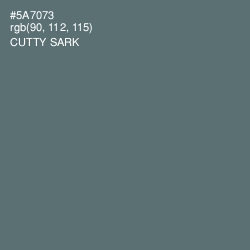 #5A7073 - Cutty Sark Color Image